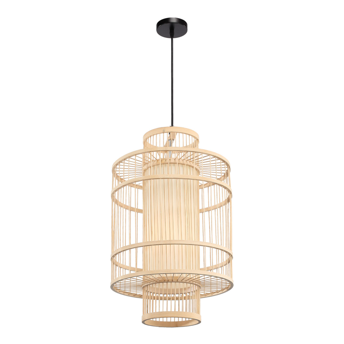 SL6241.523.01 Светильник подвесной ST-Luce Древесный/Белый E27 1*40W АЛЬМА — изображение 3