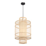 SL6241.523.01 Светильник подвесной ST-Luce Древесный/Белый E27 1*40W АЛЬМА — изображение 3