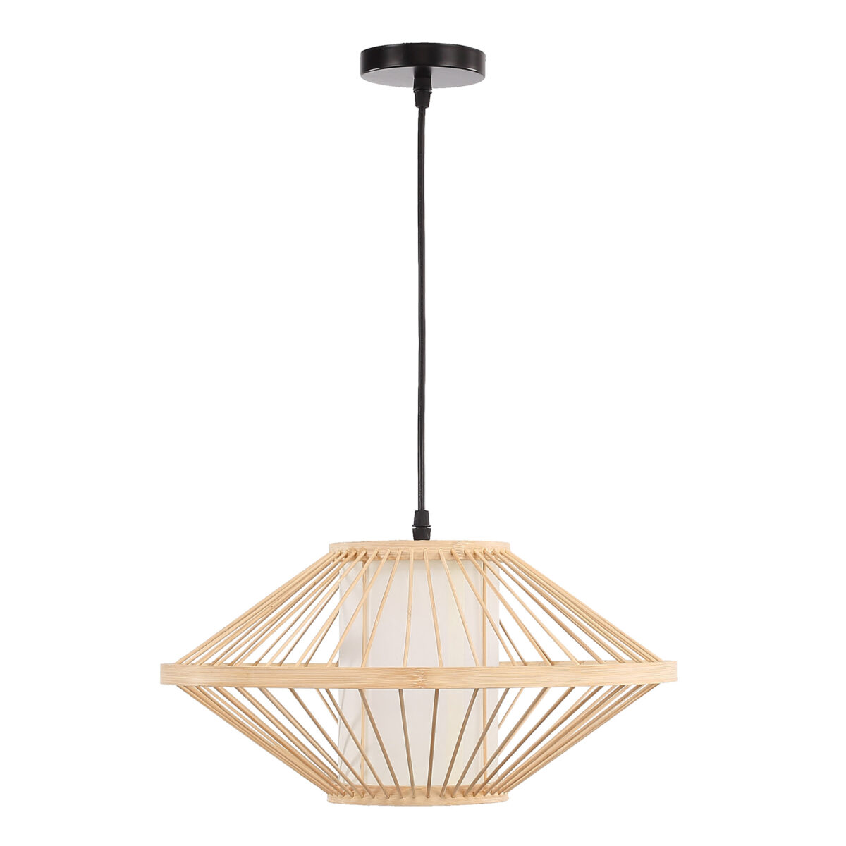 SL6241.533.01 Светильник подвесной ST-Luce Древесный/Белый E27 1*40W АЛЬМА — изображение 2