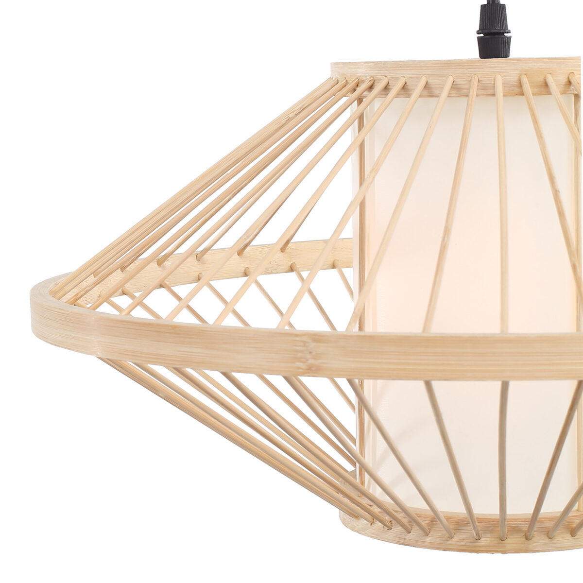 SL6241.533.01 Светильник подвесной ST-Luce Древесный/Белый E27 1*40W АЛЬМА — изображение 4