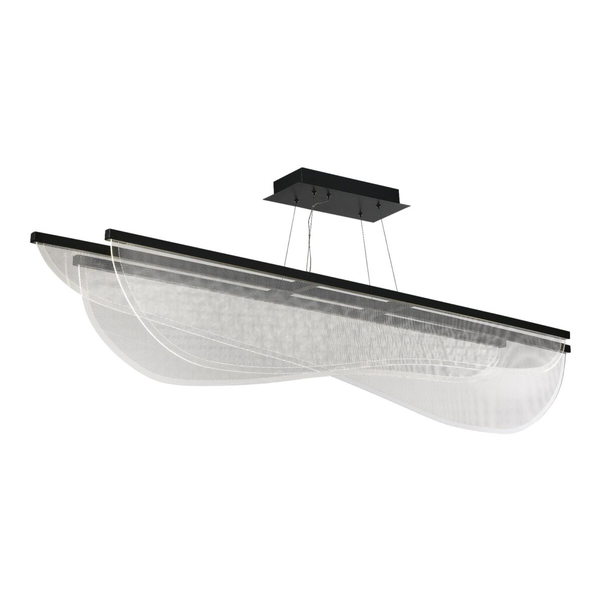 SL6509.423.01 Светильник подвесной ST-Luce Черный/Прозрачный LED 1*60W 4000K ФЕЗАЛЕ — изображение 1