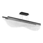 SL6509.423.01 Светильник подвесной ST-Luce Черный/Прозрачный LED 1*60W 4000K ФЕЗАЛЕ — изображение 2