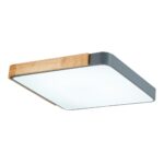SLE201272-01 Светильник потолочный Серый, Светлое дерево/Белый LED 1*42W 3000K/4000K/6000K ФЕСТА — изображение 3