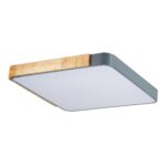 SLE201272-01 Светильник потолочный Серый, Светлое дерево/Белый LED 1*42W 3000K/4000K/6000K ФЕСТА — изображение 4