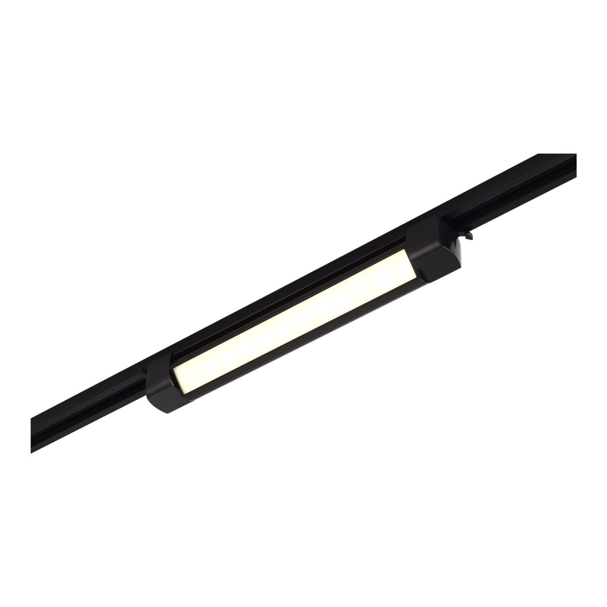 ST368.446.10_01W ST368.446.10 Св-к трек. Черный LED 1*10W 4000K 725Lm Ra90 120 IP20 L387xW49xH54 170-240VV BASE — изображение 1