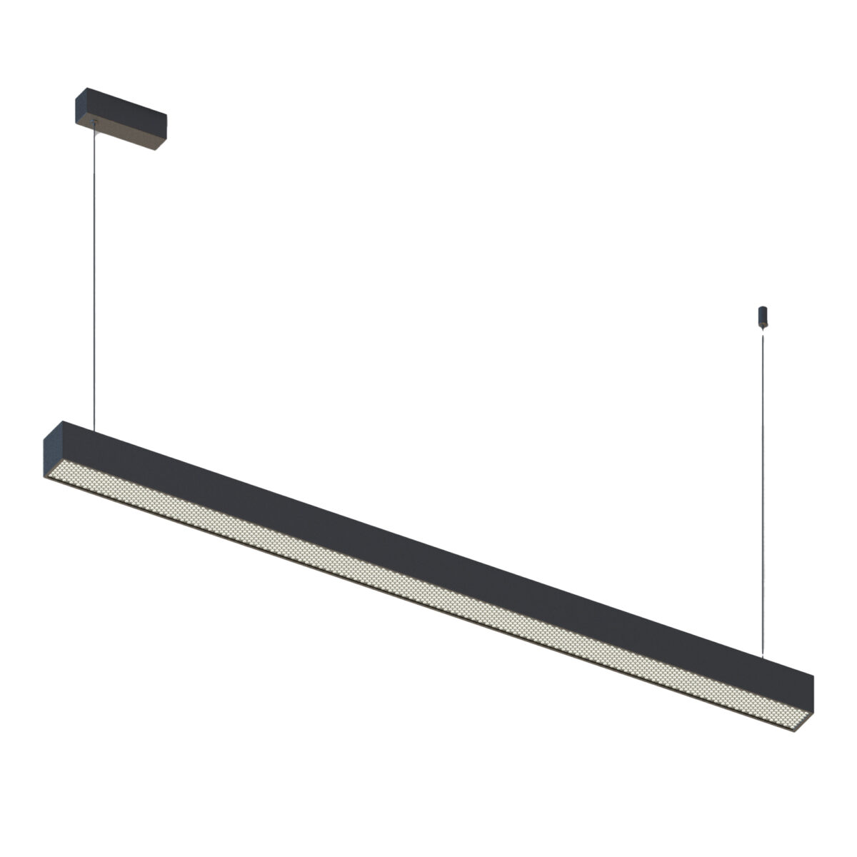 ST612.443.32 Светильник подвесной Черный LED 1*35W 4000K 962Lm Ra>80 120°IP20 L1120xW50xH60 180-220V Подвесные светильники — изображение 1