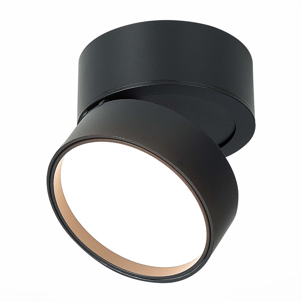 ST651.432.14_01W ST651.432.14 Светильник потолочный поворотный Черный LED 1*14W 3000K 1 100Lm Ra>90 120° IP20 D105xH8 Накладные светильники — изображение 1