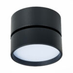 ST651.432.14 Светильник потолочный поворотный Черный LED 1*14W 3000K 1 100Lm Ra>90 120° IP20 D105xH8 Накладные светильники — изображение 3