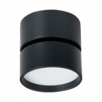 ST651.442.09 Светильник потолочный поворотный Черный LED 1*9W 4000K 720Lm Ra>90 120° IP20 D85xH87 17 Накладные светильники — изображение 3