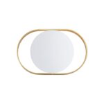 4246/7WW HIGHTECH ODL21 000 бел/золотист/металл Настенный светильник IP20 LED 7W 560Лм 3000K MONDY