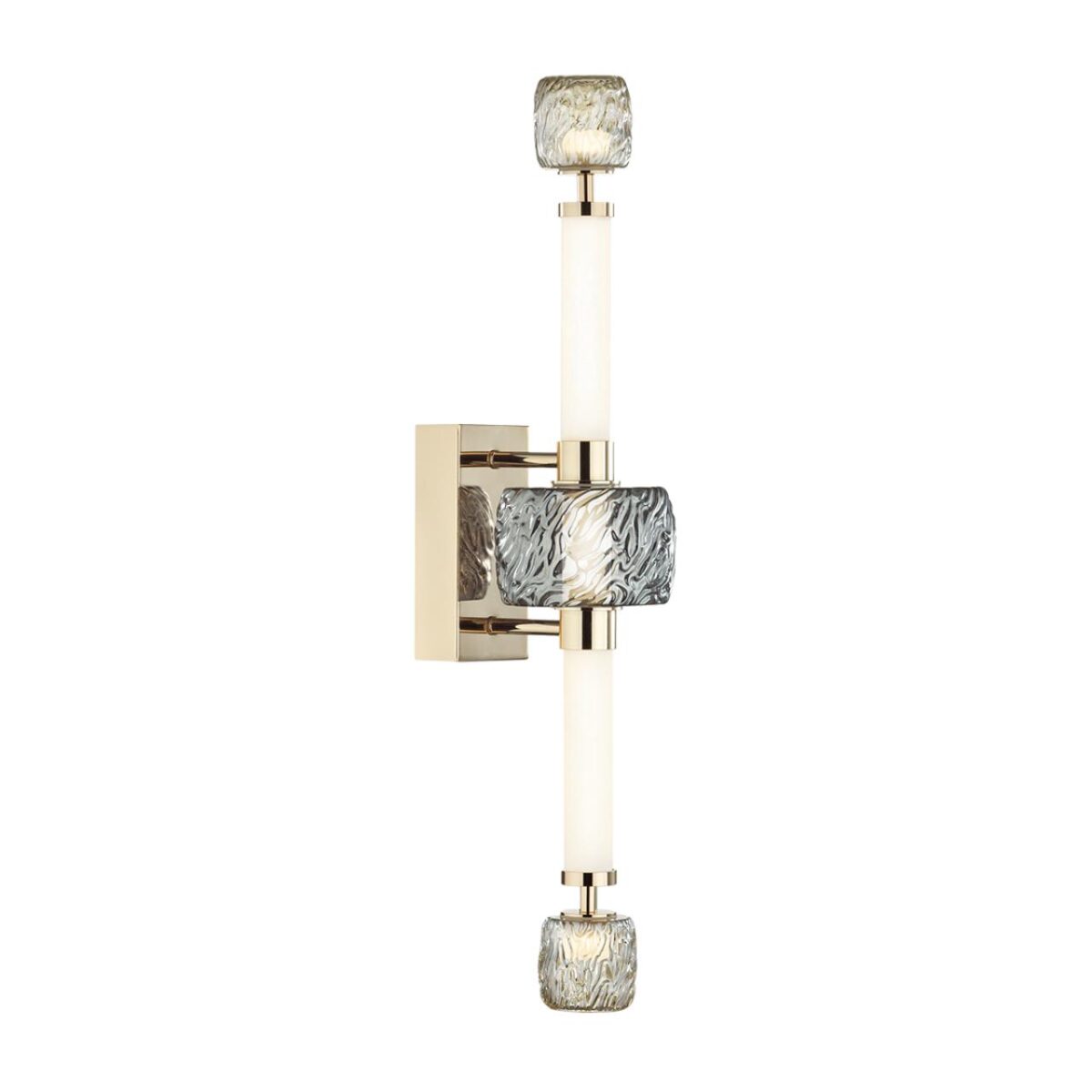 5426/28WL L-VISION ODL_EX24 000 золотой/белый/дымчатый/коньячный/металл/стекло/акрил Бра LED 28W 3000K KLIFF — изображение 3