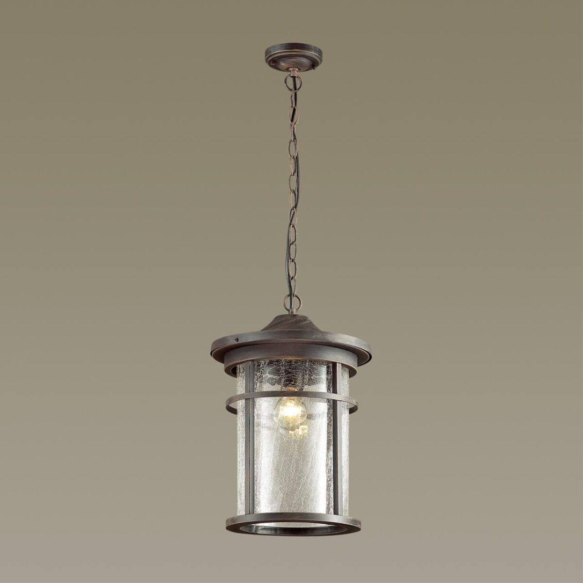 4044/1 NATURE ODL18 699 коричневый/патина Уличный светильник-подвес IP44 E27 60W 220V VIRTA — изображение 4