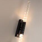 5459/5WL L-VISION ODL_EX26 041 черный глянцевый/прозрачн./металл/стекло Настенный светильник LED 5W (2*2.5W) 3000K 207Лм KOLOS — изображение 6