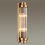 4821/2W WALLI ODL21 467 бронзовый/прозрачный Настенный светильник E14 2*40W LORDI — изображение 4
