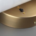 6674/12WL L-VISION ODL24 198 Настенный светильник латунь/металл/алебастр IP20 LED 12W 540Лм 3000K/4000K MARBELLA — изображение 5