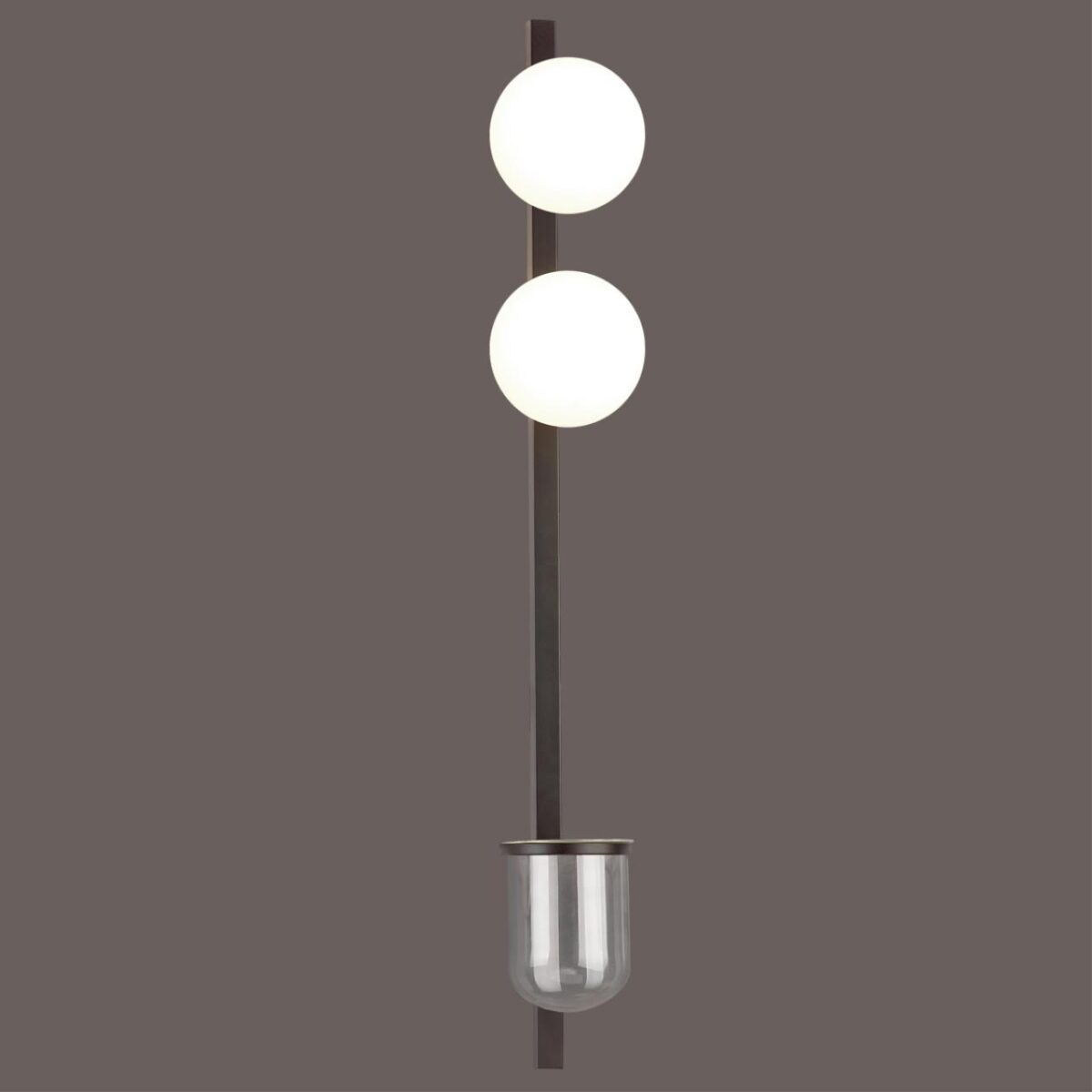 4681/2WA WALLI ODL20 463 черный/белый Настенный светильник E14 2*40W 220V FLOWER — изображение 4