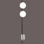 4681/2WA WALLI ODL20 463 черный/белый Настенный светильник E14 2*40W 220V FLOWER — изображение 4