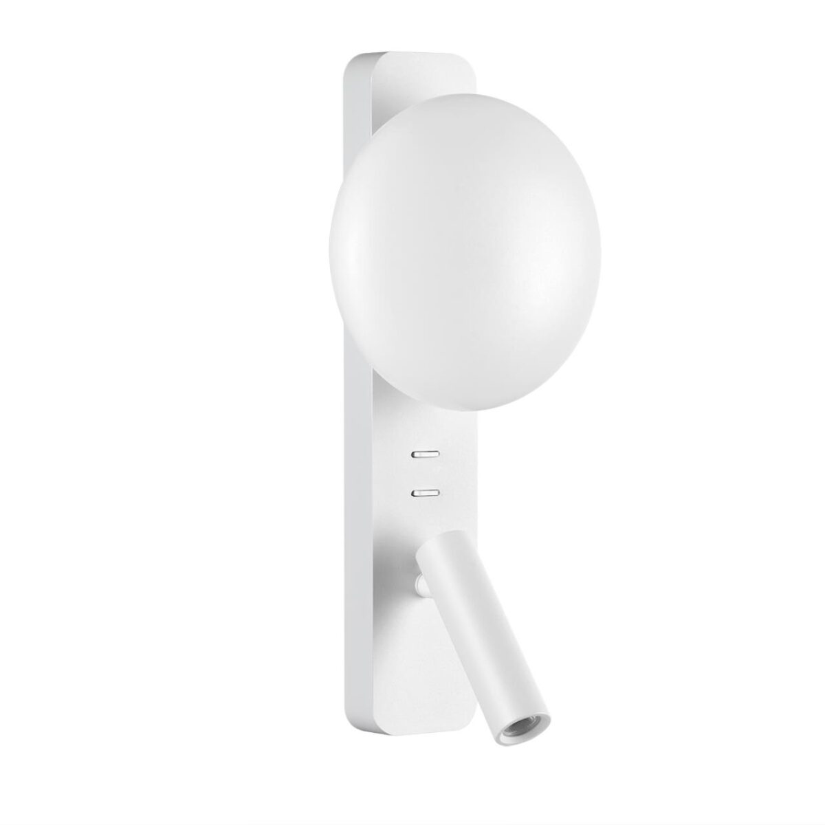 d3b8a1864aa61716a0b526256968612b 7049/5WL HIGHTECH ODL25 473 металл/акрил белый Настенный светильник IP20 LED 1*5W + 1*3W 2700K ALBERGO — изображение 1