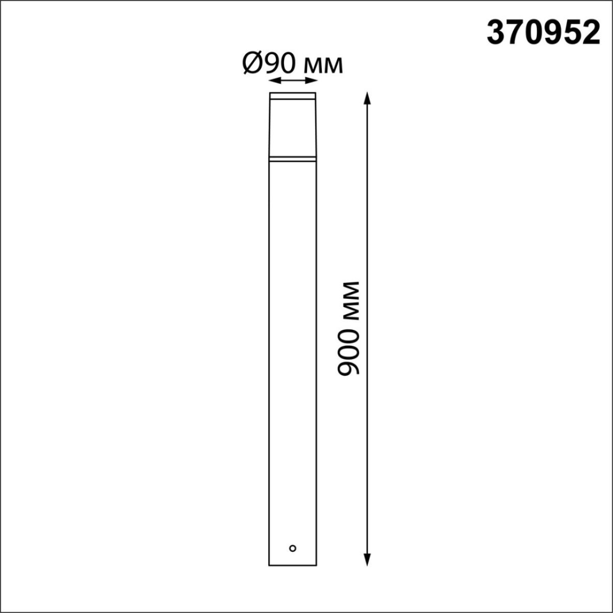 370952 STREET NT23 664 темно-серый Светильник ландшафтный IP54 E27 15W 220-240V VIDO — изображение 3