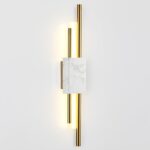 4359/10WL MIDCENT ODL23 175 белый мрамор/золотистый металл Настенный светильник IP20 LED 10W 655Лм 3000K MARMI — изображение 3