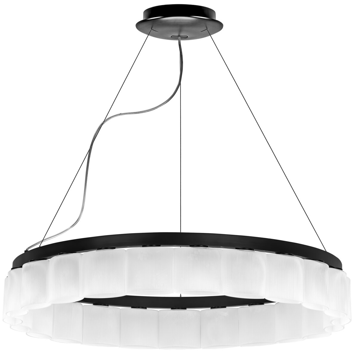 812236 Люстра NIBBLER 23х6W(Led) G9 ЧЕРНЫЙ/БЕЛЫЙ — изображение 1