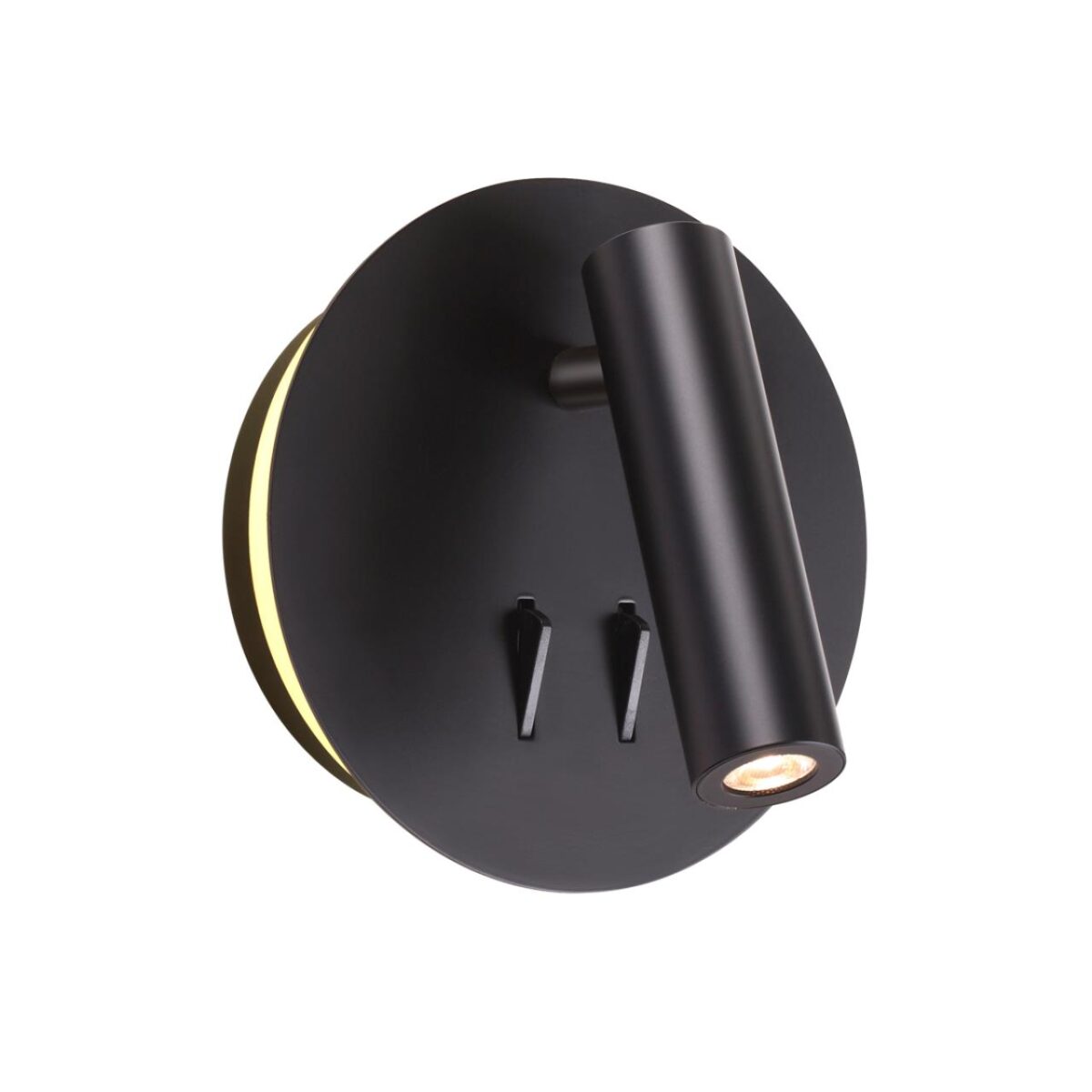 3911/9WL HIGHTECH ODL20 471 черн/металл Наст-й св-к с лампой д/чтения с выкл LED 9W 3000K 220V BEAM — изображение 3