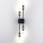 5009/10WL L-VISION ODL24 529 матовый черный/ант.бронза/белый/металл/стекло Бра LED 10W 4000K 540лм CANDEL — изображение 2