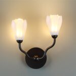 5090/2W MODERN ODL25 553 черный матовый/белый/фарфор Бра G4 LED 2*5W GARDI — изображение 5