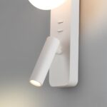 7049/5WL HIGHTECH ODL25 473 металл/акрил белый Настенный светильник IP20 LED 1*5W + 1*3W 2700K ALBERGO — изображение 5