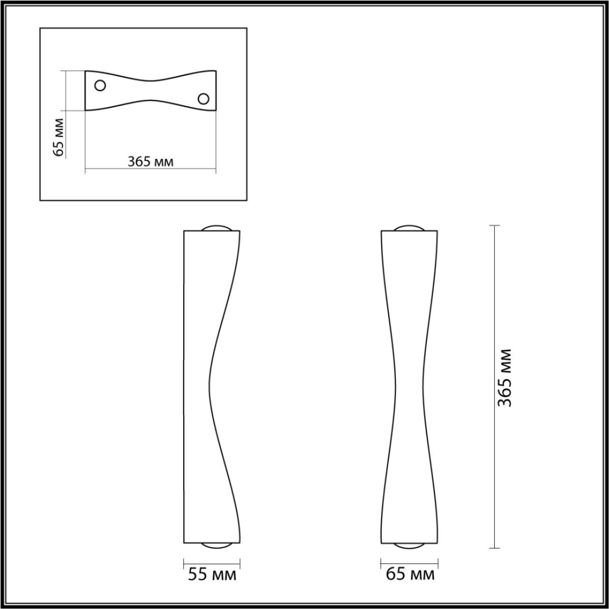 fcb6e397209008535fb36cacf8b11a1a 4290/10WL HIGHTECH ODL22 437 белый/металл Настенный светильник IP20 LED 10W 588Лм 3000K ANIKA — изображение 1