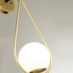 4810/1W PENDANT ODL21 415 золтой/черный/белый Бра с выкл. E14 1*40W FLARI — изображение 5