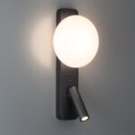 7048/5WL HIGHTECH ODL25 473 металл/акрил черный Настенный светильник IP20 LED 1*5W + 1*3W 2700K CRI>90 ALBERGO — изображение 4