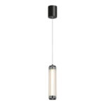utsenka-SL6224.403.01 Светильник подвесной ST-Luce Черный/Прозрачный LED 1*8W 4000K БАМБУ