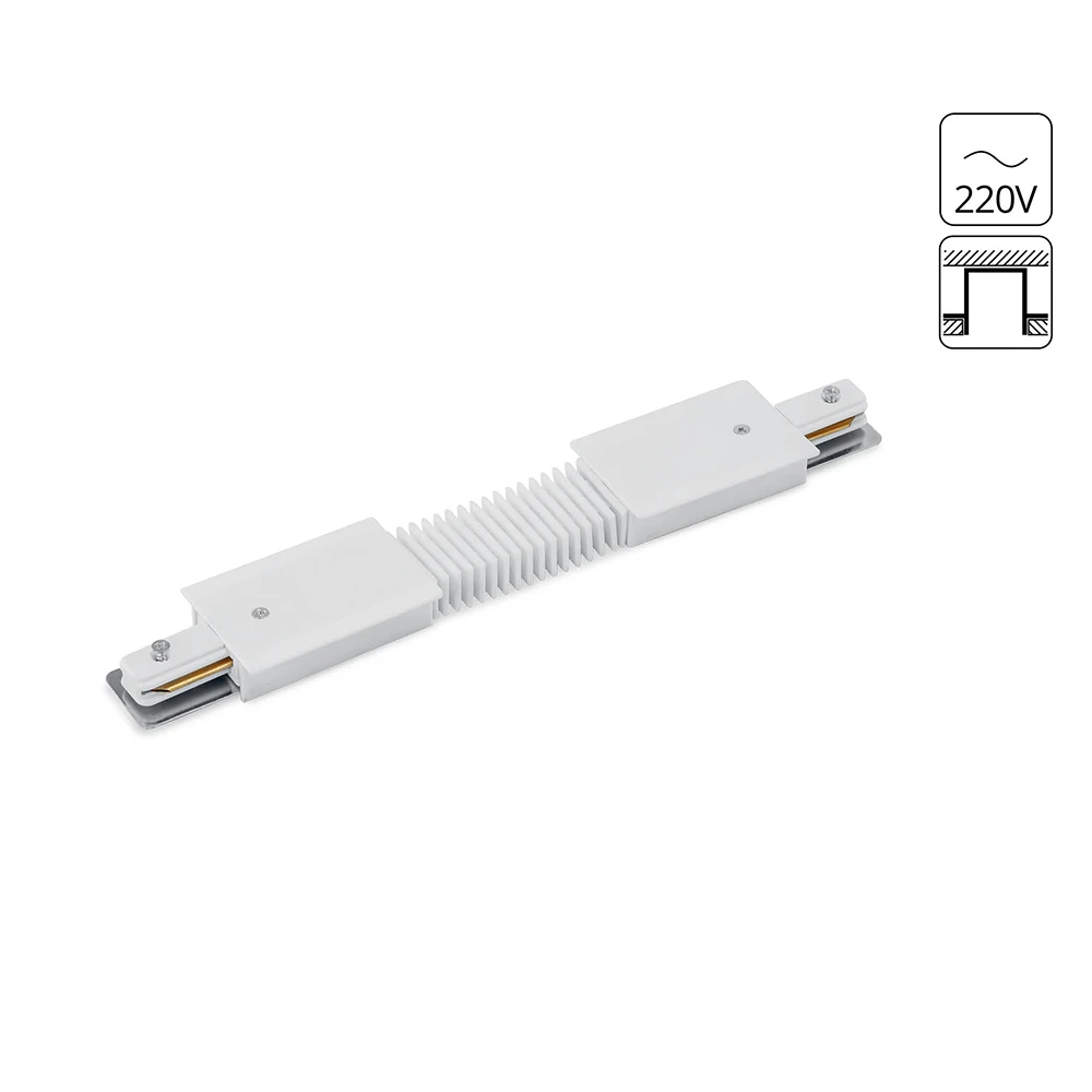 0-823 A150133 КОННЕКТОР ДЛЯ ШИНОПРОВОДА (ТРЕКА) ГИБКИЙ — изображение 1