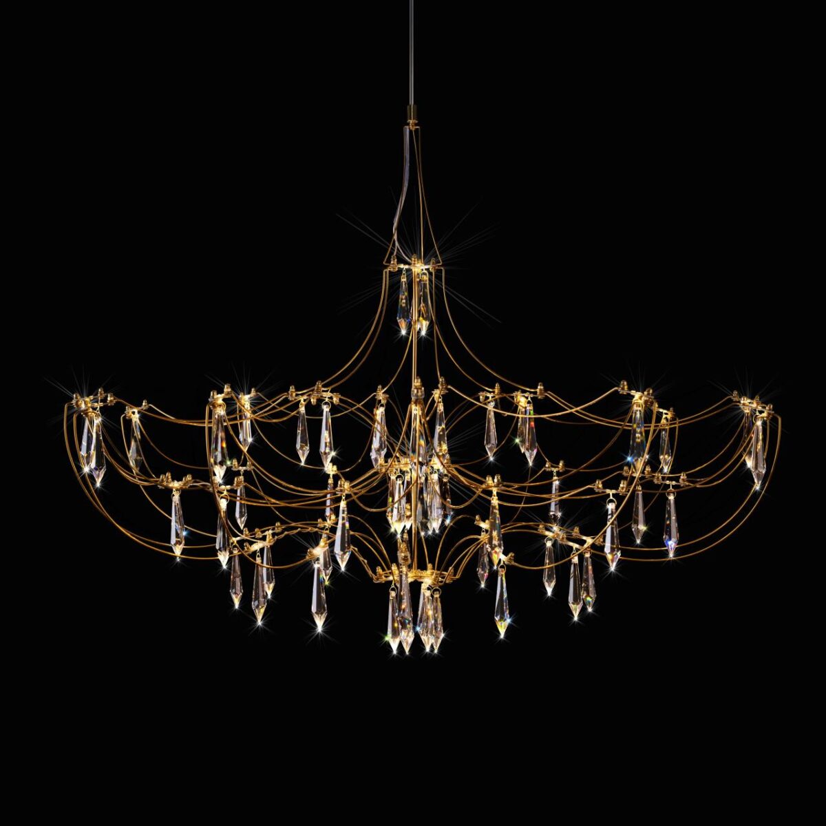 10589/900 Gold Asfour Подвесной светильник LOFT IT Mira — изображение 4