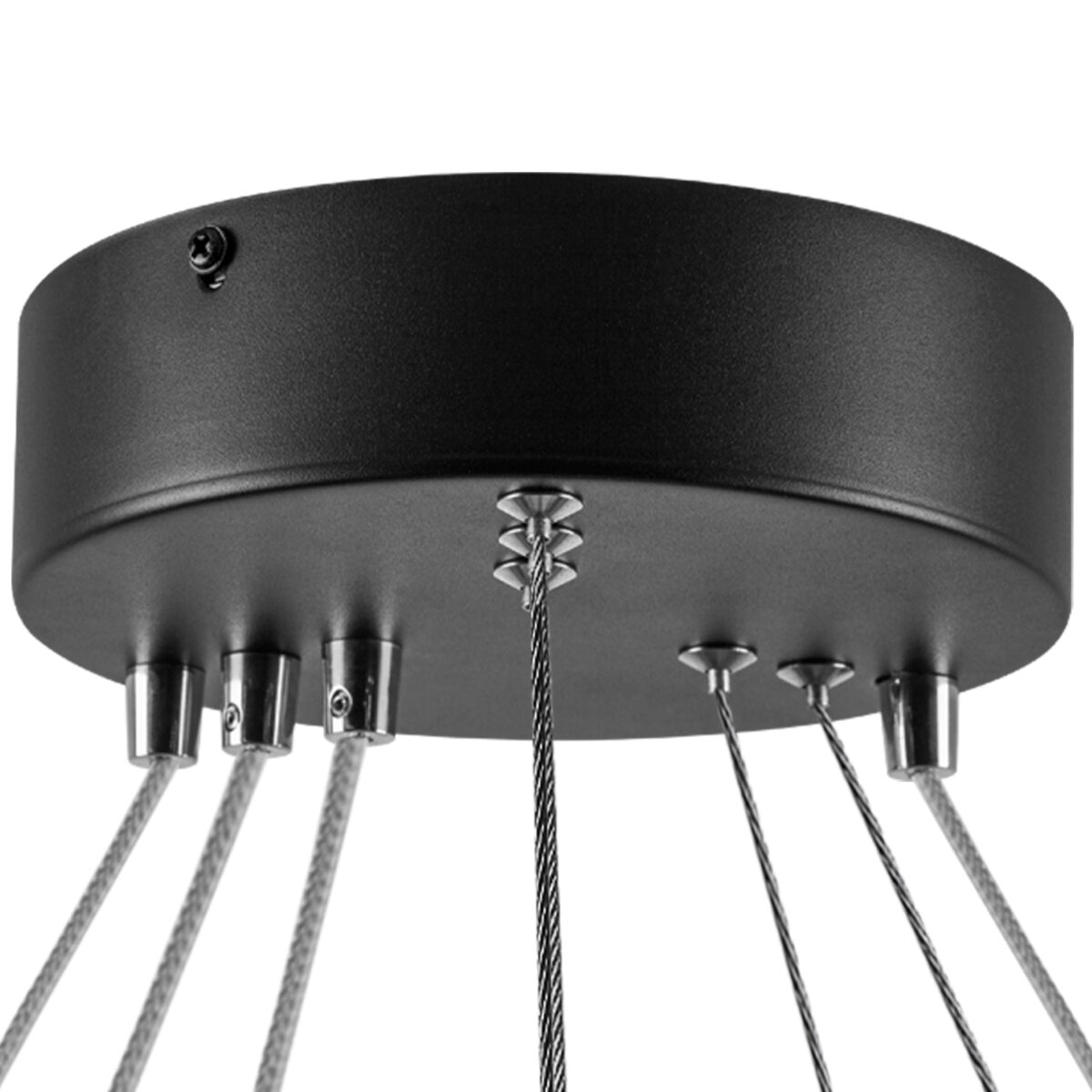 748227 Люстра SATURNO LED 132W 11000LM 70G ЧЕРНЫЙ 3000-6000K — изображение 2