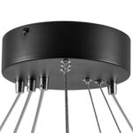748227 Люстра SATURNO LED 132W 11000LM 70G ЧЕРНЫЙ 3000-6000K — изображение 2
