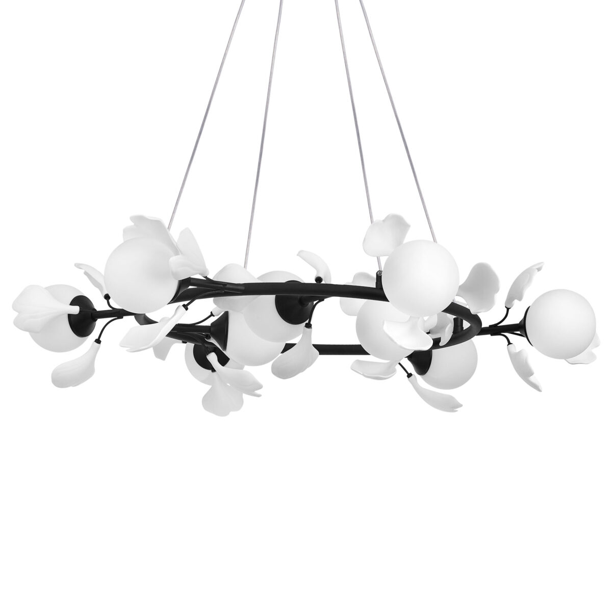 799097 Люстра CERAMO BW 9х6W(led) G9 ЧЕРНЫЙ/БЕЛЫЙ — изображение 4