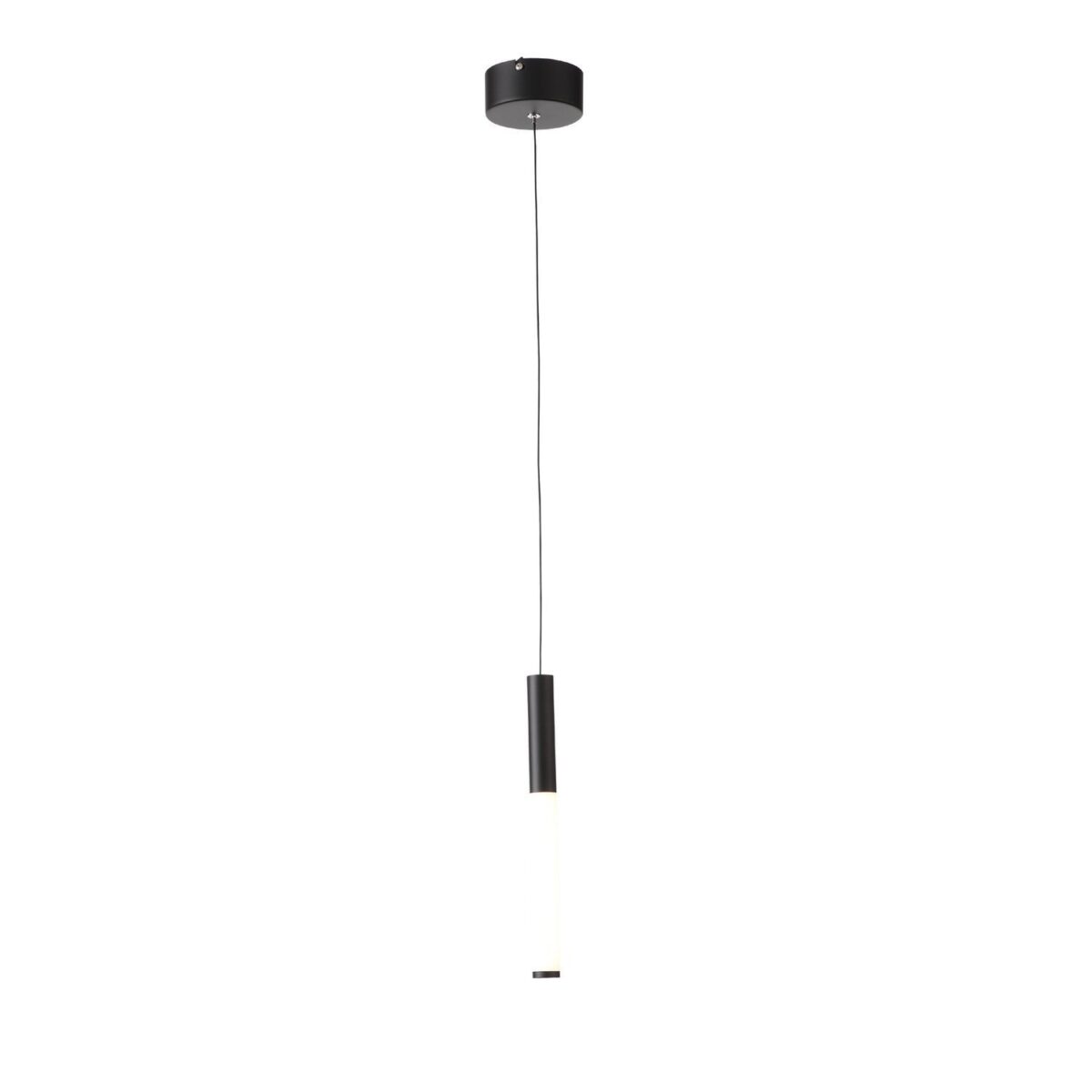 SL1593.403.01_01W SL1593.403.01 Светильник подвесной ST-Luce Черный/Белый LED 1*8W 3000K ГАЛЛАРИ — изображение 1