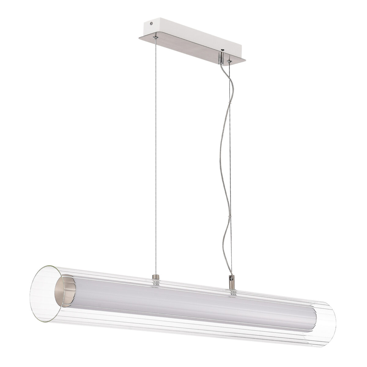 SL2010.103.01 Светильник подвесной ST-Luce Никель/Белый, Прозрачный LED 1*33W 3000K/4000K ЭНФИС — изображение 2