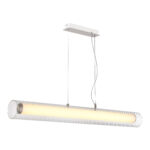 SL2010.113.01 Светильник подвесной ST-Luce Никель/Белый, Прозрачный LED 1*40W 3000K/4000K ЭНФИС — изображение 4