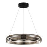 SL6019.333.01 Светильник подвесной ST-Luce Черный/Дымчатый, Белый LED 1*36W 3000K ФОРЕЙ