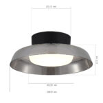 SL6019.412.01 Светильник потолочный ST-Luce Черный/Дымчатый, Белый LED 1*36W 3000K ФОРЕЙ — изображение 4