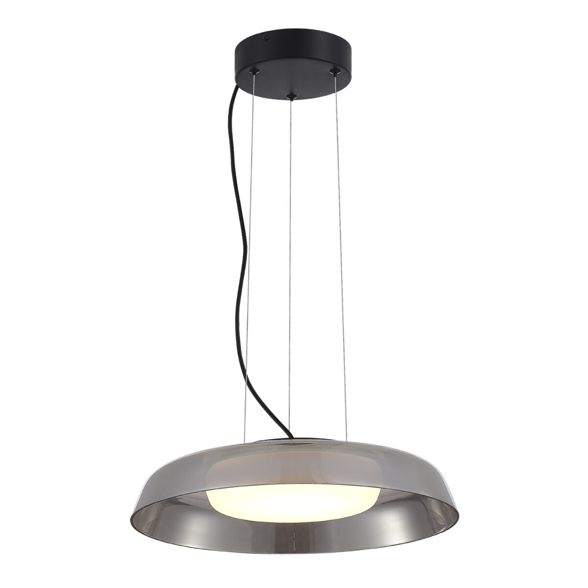 SL6019.413.01_01W SL6019.413.01 Светильник подвесной ST-Luce Черный/Дымчатый, Белый LED 1*36W 3000K ФОРЕЙ — изображение 1