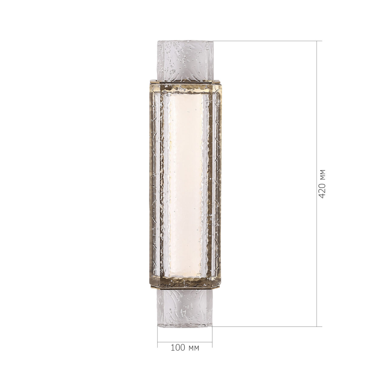 SL6140.301.01 Светильник настенный ST-Luce латунь/прозрачный LED 1*11W 3000K ЭЙС — изображение 6