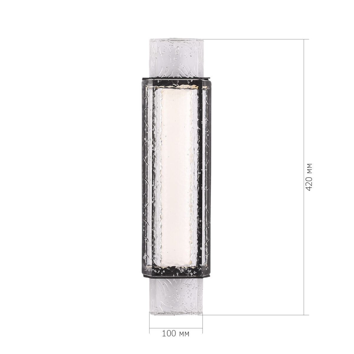 SL6140.401.01 Светильник настенный ST-Luce черный/прозрачный LED 1*11W 3000K ЭЙС — изображение 6