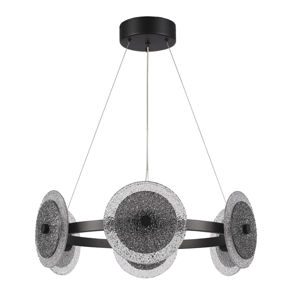 SL6142.433.01 Светильник подвесной ST-Luce черный/дымчатый LED 1*34W 4000K АЛЮМО — изображение 2