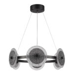 SL6142.433.01 Светильник подвесной ST-Luce черный/дымчатый LED 1*34W 4000K АЛЮМО — изображение 2