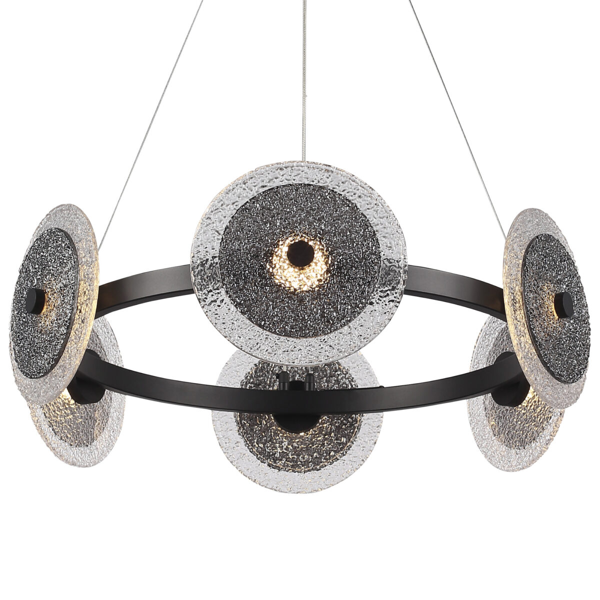 SL6142.433.01 Светильник подвесной ST-Luce черный/дымчатый LED 1*34W 4000K АЛЮМО — изображение 3