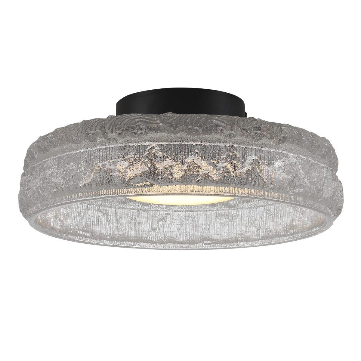SL6143.402.01_01W SL6143.402.01 Светильник потолочный ST-Luce черный/прозрачный LED 1*15W 4000K АНТИК — изображение 1